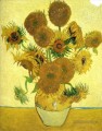Vase nature morte avec quinze tournesols Vincent van Gogh Fleurs impressionnistes